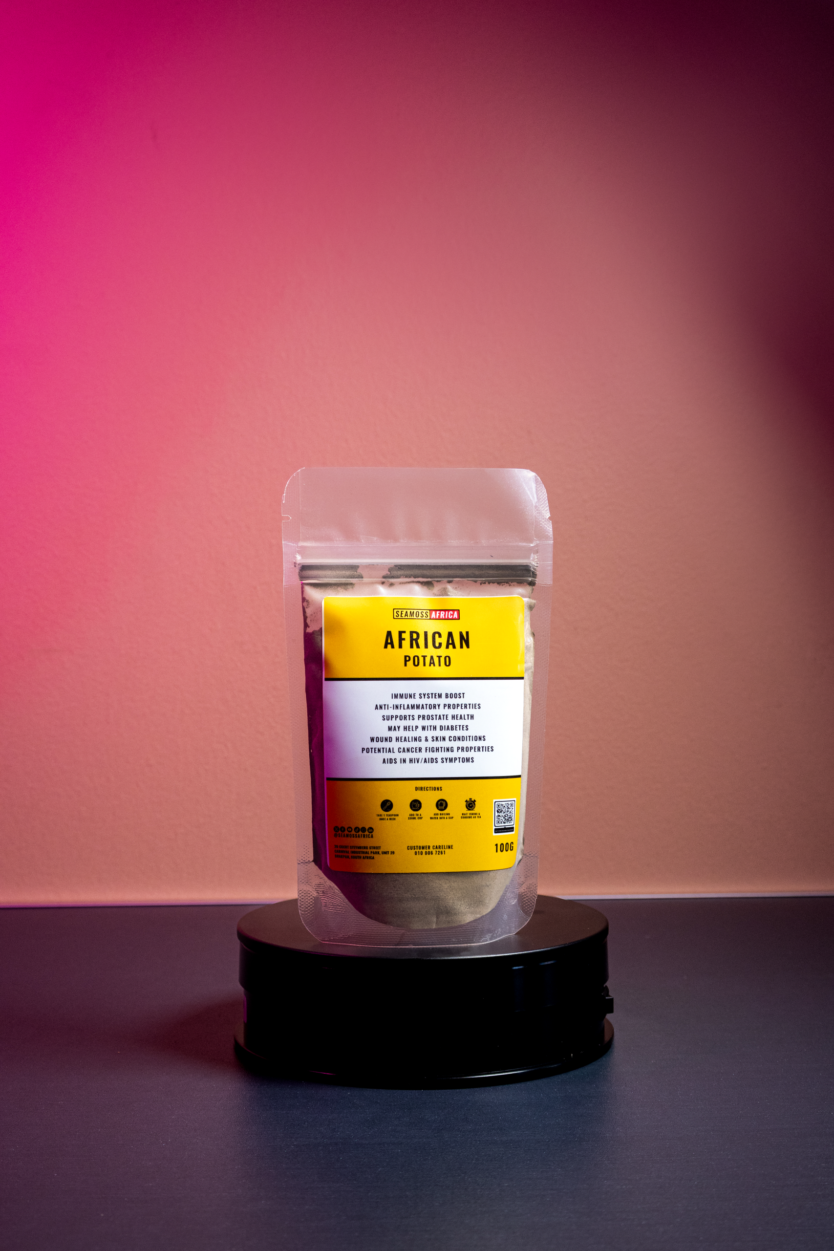 African Potato herb cut 100g traditional South African remedy