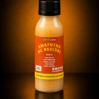 A bottle of Amafutha Wengulube 20ml from Seamoss Africa, a traditional herbal remedy for physical healing and spiritual protection.
