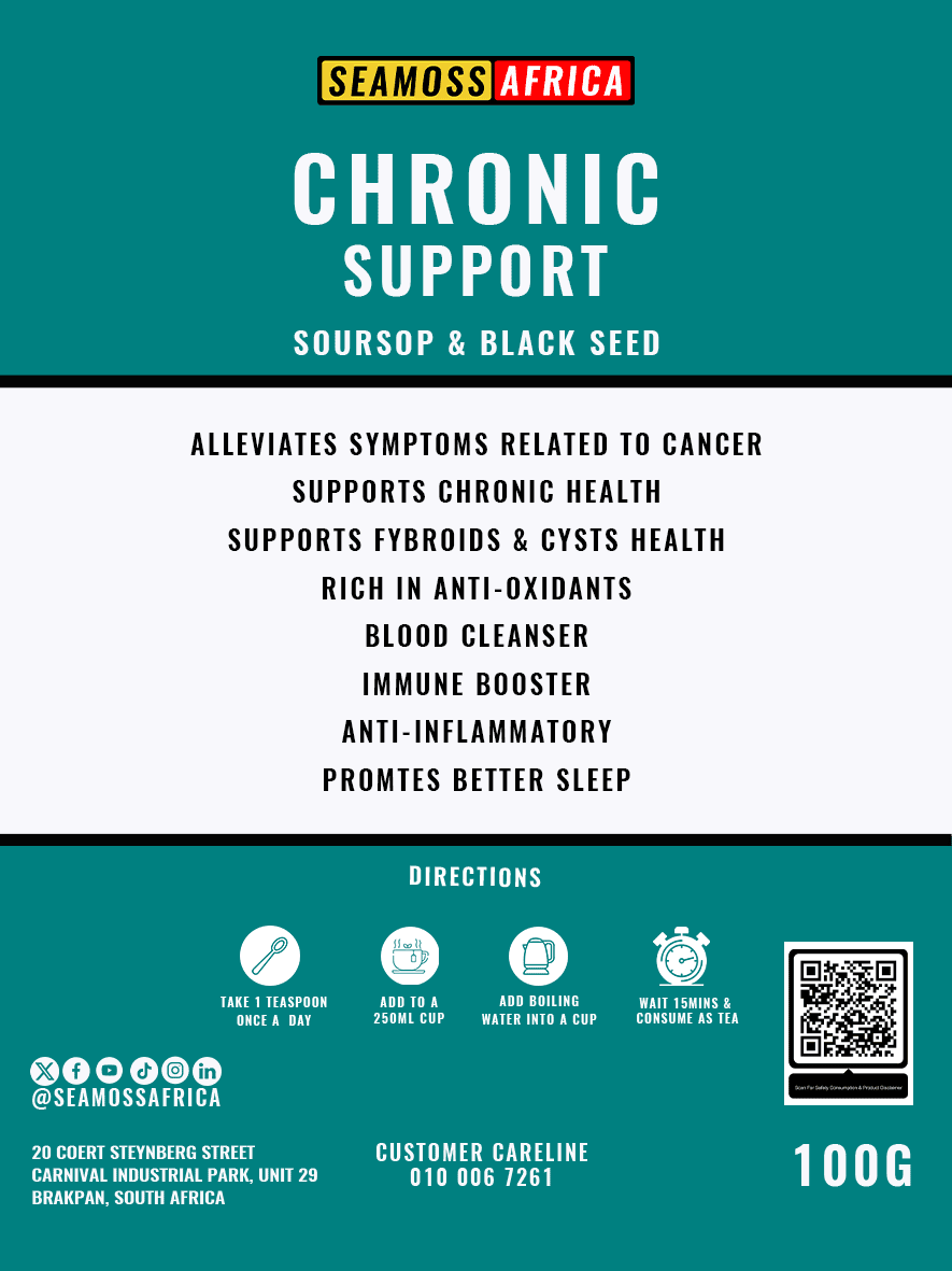 herbal products for common illnesses South Africa — Chronic Support 100g