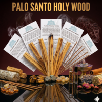 Authentic Palo Santo Sticks 4 pack from Seamoss Africa, used for spiritual cleansing, meditation, and aura purification.