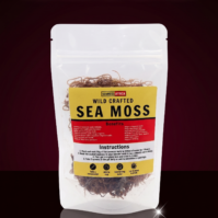 Pure Wild Crafted Seamoss from Seamoss Africa, used for immune support and skin health.