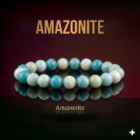 A piece of Amazonite from Seamoss Africa, used for emotional balance and clear communication