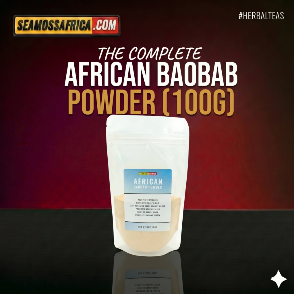 African Baobab Powder 100g - Seamoss Africa | 6 Revolutionary Benefits ...