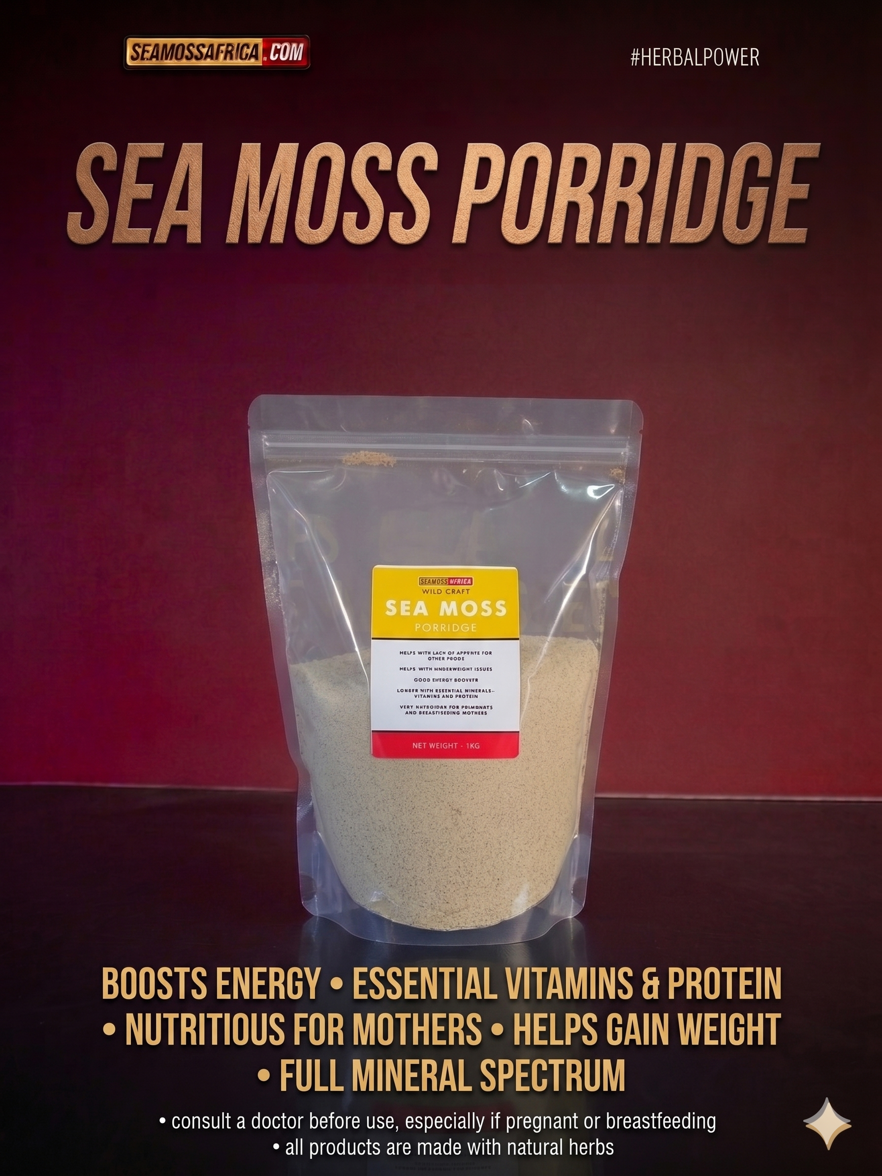 Seamoss porridge 1kg