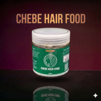 A 125g jar of Chebe Hair Food from Seamoss Africa, used for strengthening hair and promoting length retention.