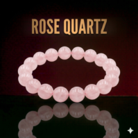 A polished Rose Quartz crystal from Seamoss Africa, used for unconditional love and emotional healing.