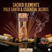 A box of Palo Santo Incense Sticks from Seamoss Africa, used for spiritual cleansing, stress relief, and meditation.