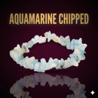 Natural Aquamarine Chipped stones from Seamoss Africa, used for calming energy, clear communication, and emotional healing