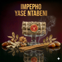 A pack of traditional Impepho yase Ntabeni herb from Seamoss Africa, used for spiritual cleansing and ancestral rituals.