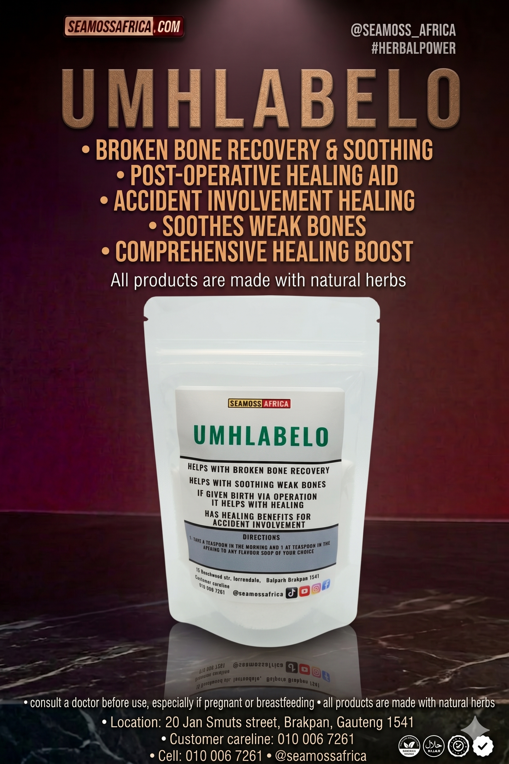 Umhlabelo 100g