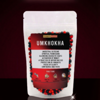 A package of Umkhokha 100g from Seamoss Africa, used for traditional spiritual cleansing and energetic renewal.