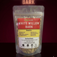 White Willow Bark from Seamoss Africa, used for traditional botanical support.