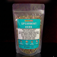 premium 100g pack of Spearmint Herb from Seamoss Africa, used for digestive and hormonal health.