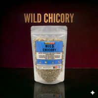 A 100g pack of premium Wild Chicory herb from Seamoss Africa, used for digestive and liver health support.