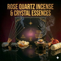 A pack of Rose Quartz Incense from Seamoss Africa, used for emotional healing and heart chakra balance.