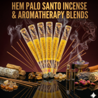 A pack of Palo Santo Incense Sticks from Seamoss Africa, used for spiritual cleansing, stress relief, and meditation.
