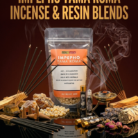 A 200g pack of traditional Impepho yama Roma herbal incense from Seamoss Africa, used for spiritual cleansing and prayer
