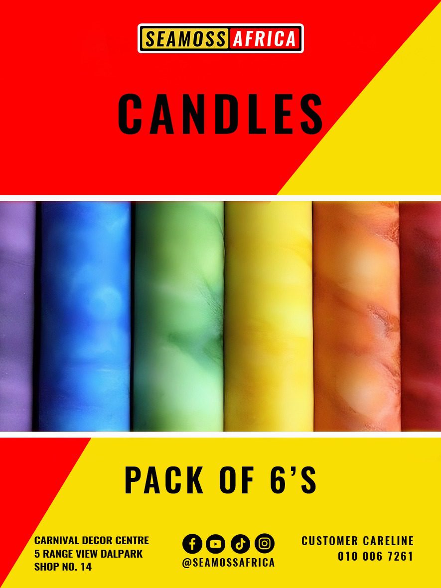 CANDLES PACK OF 6