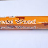 A pack of Sandalwood Incense from Seamoss Africa, used for deep relaxation and spiritual grounding.