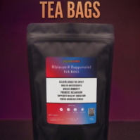 A premium box of Hibiscus Peppermint Tea Bags from Seamoss Africa, a refreshing herbal blend for digestive and heart health 2026