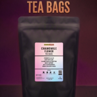 A premium box of Chamomile Tea Bags from Seamoss Africa, a natural herbal infusion for relaxation and sleep support 2026