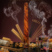 A premium 45cm wooden Incense Stick Holder from Seamoss Africa, designed for safe ash collection and decorative use.