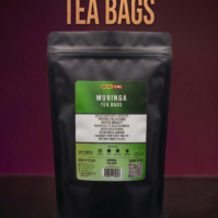 A premium box of Moringa 20 Tea Bags from Seamoss Africa, a natural herbal infusion for energy and immune support 2026