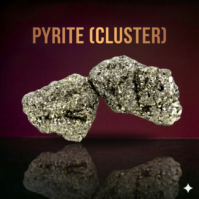 A stunning Pyrite Cluster from Seamoss Africa, used for attracting abundance and protection.