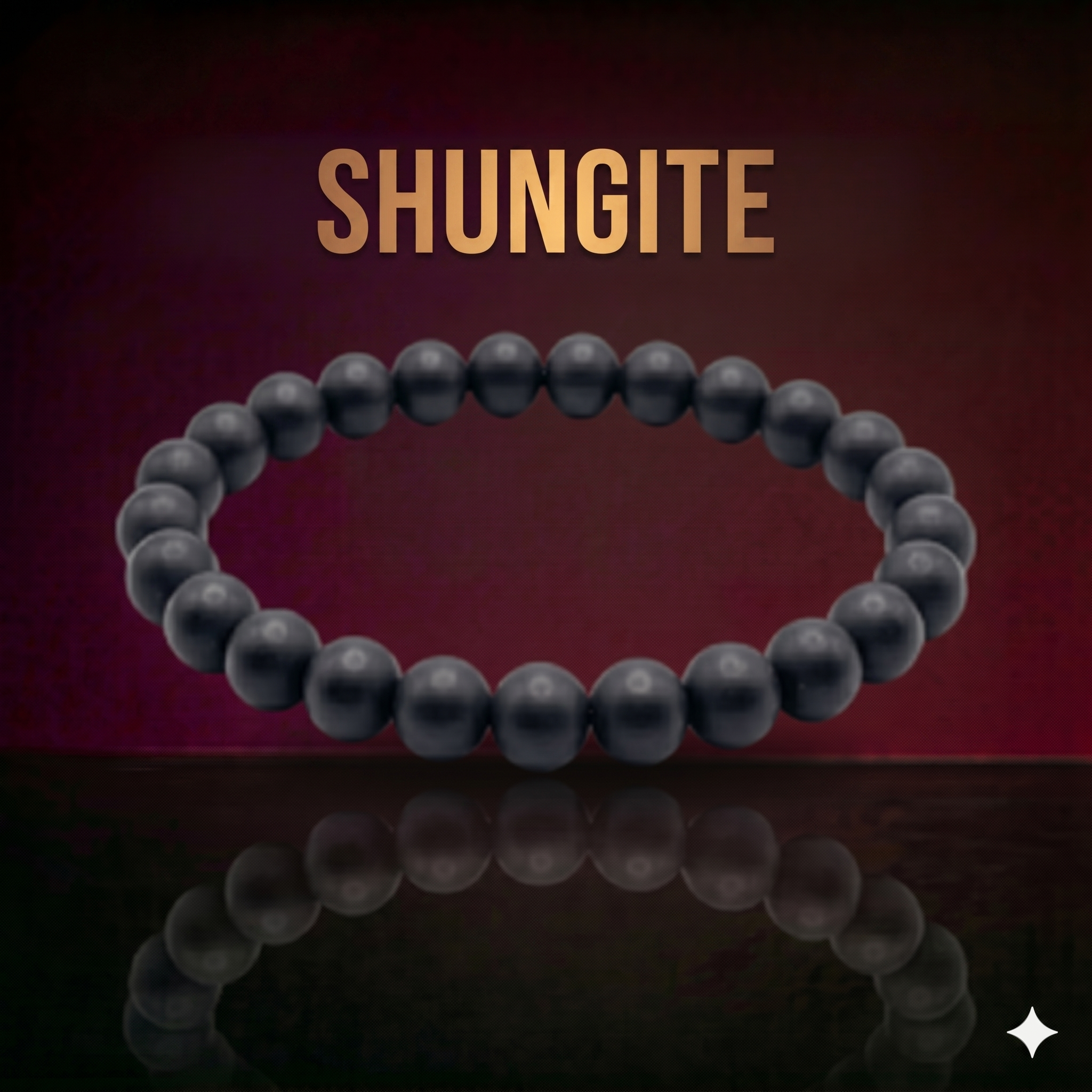 A premium, high-quality Shungite Stone from Seamoss Africa, used for grounding and protection.